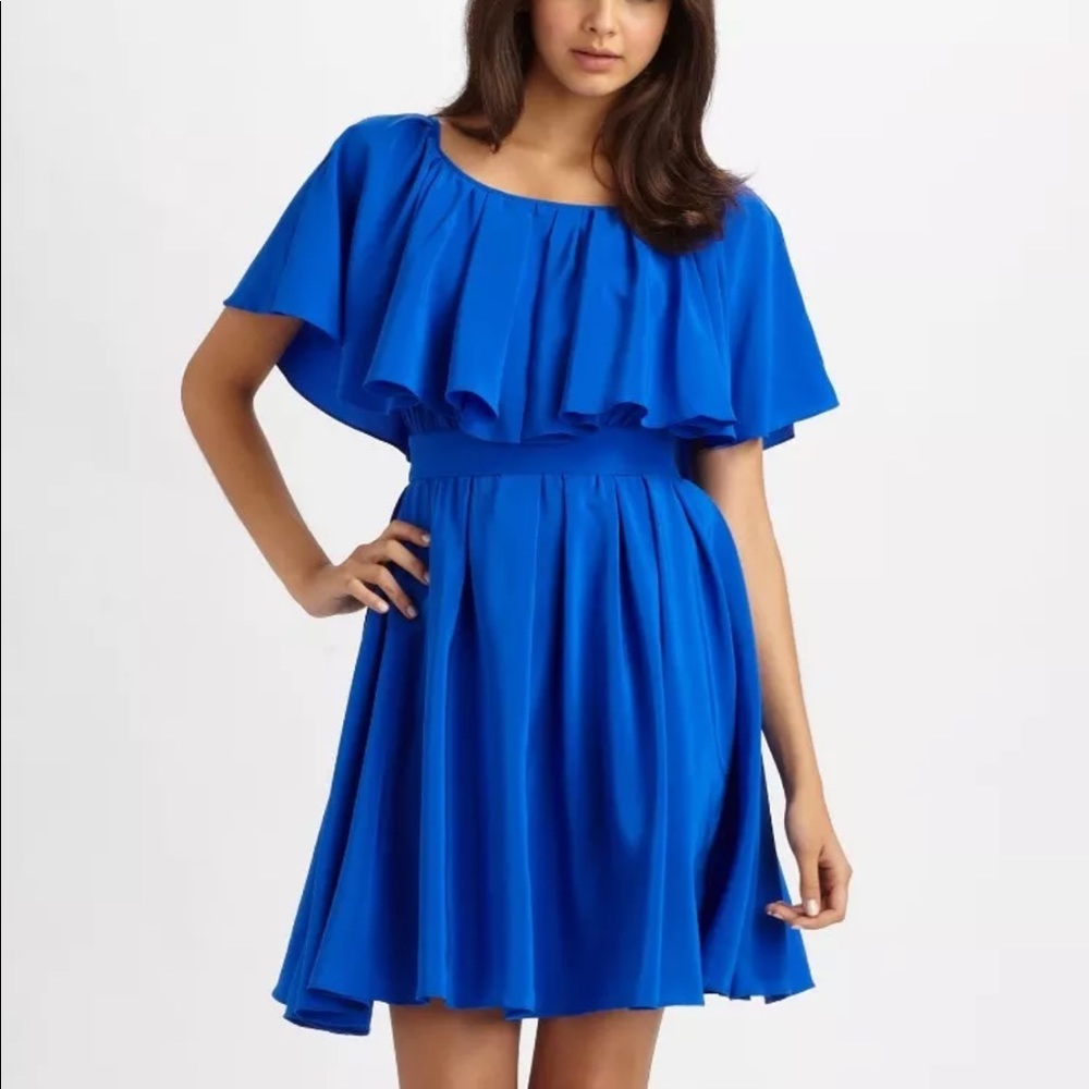 Cynthia Steffe Royal Blue Raffle Dress